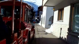 Skibus Saas Fee Elektrofahrzeug [upl. by Hofstetter]