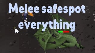 How to melee safespot 95 of monsters [upl. by Hadsall347]