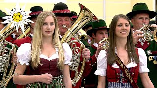 SchönfeldMarsch  Bürgermusikkapelle Mondsee und Musikkapelle Tiefgraben [upl. by Nahgiem]