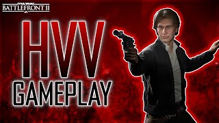 Han Solo HVV Gameplay on Felucia  Star Wars Battlefront 2 [upl. by Lurette633]