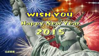 Happy New Year 2015 America Greetings  Peace LOVE and Happiness [upl. by Keriann261]