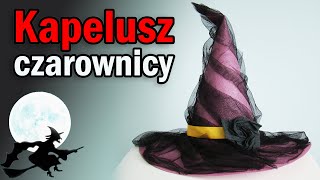 Jak zrobić kapelusz czarownicy  Czapka czarownicy  Przebranie na Halloween  Stożek z papieru [upl. by Koenraad]