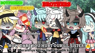 My 3 Crazy Brothers  Gacha Life  Gacha Meme [upl. by Naneik813]