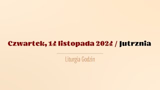 Jutrznia  14 listopada 2024 [upl. by Dahle]