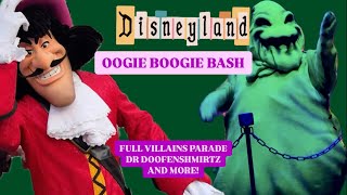 2024 Oogie Boogie Bash Full Villains Parade Treat Trails amp More [upl. by Ellehc]