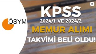 2024 KPSS ÖSYM MERKEZİ ATAMA TARİHLERİ AÇIKLANDI KPSS ATAMALARI NE ZAMAN YAPILACAK BELLİ OLDU [upl. by Ydnerb]