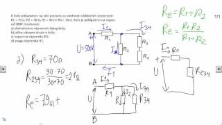 Proracun struja i napona na otpornicima [upl. by Kalvn]