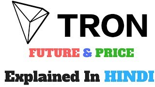 What is TRON TRX coin Explained in HINDI  its Future and price Prediction [upl. by Ibmat]