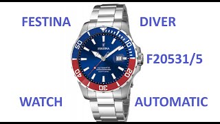 Festina Diver Automatic watch F205315 [upl. by Bettye]