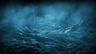 Rain amp Stormy Ocean Sounds Aboard Wooden Ship  Sleep Study Focus  White Noise 10 Hours [upl. by Htilil534]