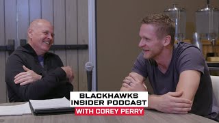 Corey Perry talks with Troy Murray  Chicago Blackhawks [upl. by Elumas188]