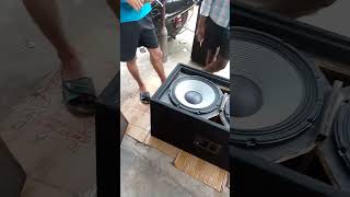 215 DJ Box Fitting 1000watt at Arun Audio Shop dj djsetup musicequipment [upl. by Sevein]