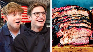 British College Students try American BBQ for the first time [upl. by Shear673]