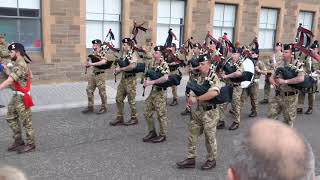 The Black Watch play quotThe Atholl Highlanders amp The Glendaruel Highlandersquot Perth 2018 4KUHD [upl. by Sakhuja61]