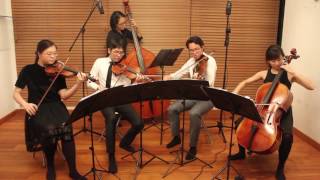 El Tango de Roxanne  Moulin Rouge  Arpeggione String Quartet Singapore [upl. by Euv700]