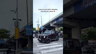 Gujarats only G63 in Rubellite Red Metallic Shade  Supercars in Surat gwagon g63 [upl. by Olnton45]