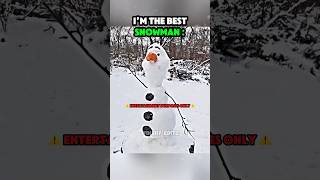 “I’m the best Snowman” ⛄️ trollface edit troll [upl. by Naves]