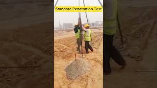 Standard penetration Test for soilSPT for soil properties standardpenetrationtest soiltesting [upl. by Elimac]