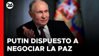 RUSIA  Putin está dispuesto a frenar la guerra con Ucrania [upl. by Scriven]