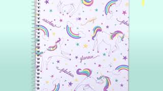 Caderno Unicórnio Blink 🦄 [upl. by Eissirk]