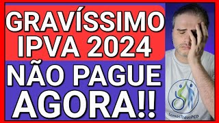 TODO PCD DEVE VER ESTE VÍDEO NÃO PAGUE O IPVA 2024 NESSE CASO [upl. by Kotick901]