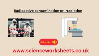 Radioactive contamination or irradiation for AQA GCSE Physics and combined science [upl. by Miguelita]