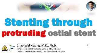 Stenting through Protruding Ostial Stent [upl. by Astrahan770]