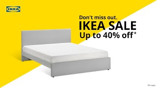 Incredible prices with the IKEA Sale  Up to 40 off [upl. by Nysilla]