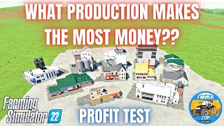 PRODUCTIONS PROFIT TEST  Farming Simulator 22 [upl. by Arabel]