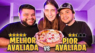 O GRANDE ENCONTRO ACONTECEU  Pizza Pior Avaliada x Melhor Avaliada ft Felca e Thiago Quatroque [upl. by Ardnasyl]