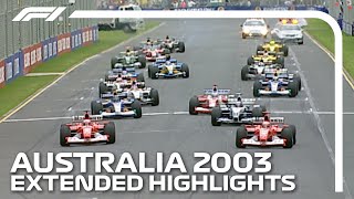 Extended Race Highlights  2003 Australian Grand Prix [upl. by Anas935]