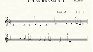 Clarinet Crusader March [upl. by Barolet100]