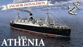 Minecraft RMS Athenia AnchorDonaldsonLine  The first victim of Hitlers Uboats [upl. by Lusar]