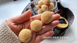 Weiche Marzipan Kekse Rezept wie Marzipan Kartoffeln Weihnachtsplätzcheneinfacher 5 Min Keks Teig [upl. by Aryamoy]