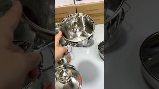 12PCS Cookware Set  Stainless Steel  Kitchenware cookware kitchen gadgets products cooking [upl. by Aisan807]