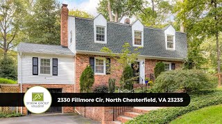 Home Tour 2330 Fillmore Circle North Chesterfield VA 23235 [upl. by Quintie]