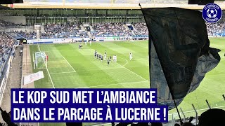 Le KOP SUD met lambiance dans le parcage visiteurs de la Swissporarena [upl. by Urias]