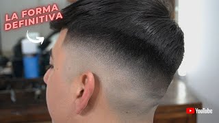 LA MANERA MAS FACIL DE HACER UN FADEDEGRADE FADE RECTO  HAIR CUT TUTORIAL [upl. by Jeana]