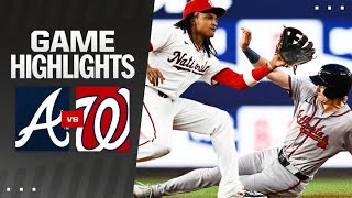 Braves vs Nationals Game Highlights 91024  MLB Highlights [upl. by Suivatra]