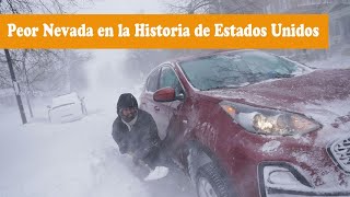 Imagenes Fuertes de Tormenta Invernal en Estados Unidos [upl. by Sueddaht]