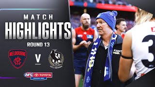 Melbourne v Collingwood Highlights  Round 13 2023  AFL [upl. by Rhines534]