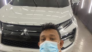 NANO CERAMIC COATING MOBIL MITSUBISHI XPANDER WARNA PUTIH MUTIARA PUNYA BOS ALYA LAUNDRY DAN LOSMEN [upl. by Reinhart]