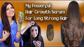 My Powerful Hair Growth Serum For Thick amp Long Hair  Ghazal Siddique [upl. by Fidel]