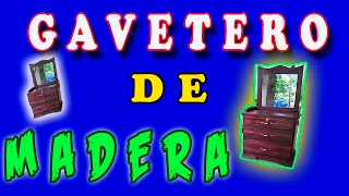 Elaborando Un Gavetero De Madera [upl. by Eiddet]