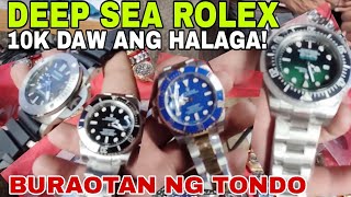 EPS 206 DEEP SEA ROLEX 10K DAW HALAGABURAOTAN NG TONDO [upl. by Erme549]