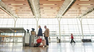 Calgary International Airport YYC walking tourCalgary Canada 🇨🇦 Airports Canada [upl. by Nolan]