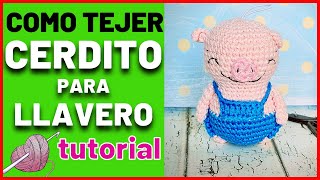 Como tejer CERDITO AMIGURUMI a crochet parte 1  tutorial paso a paso [upl. by Aciretal]