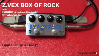 ZVEX Box Of Rock【Superniceエフェクター】 [upl. by Lilas]