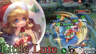 Honor of Kings（Little Lute ）Christmasthemed skin｜Feliz Natal🎄 [upl. by Atimad]