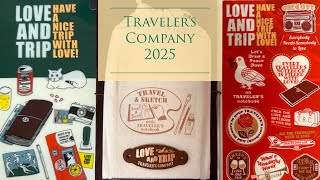 Traveler’s Company 2025 unboxing  Love and Trip folder Art Toolkit journaling amp watercolor haul [upl. by Benildas]